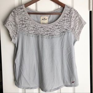 HOLLISTER gray top✨🤍